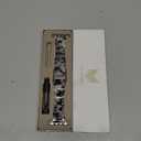 V-MORO Resin Bands Compatible with Apple Watch Series 11/10 Band 40/41mm Lightweight Fashion Strap Bracelet with Starlight Buckle for iwatch Series SE/9/8/7/6/5/4/3/2/1(Tortoise Stone,38/40/41/42mm)