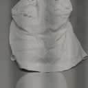 ATTRACO Women Ribbed Workout Crop Tops with Built in Bra Yoga Racerback Tank Top Tight Fit, White, Small