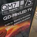 TCL 75 Inch Class QM7K Series | Mini LED QLED 4K HDR | 75QM7K, 2025 Model | 120HZ-144HZ Anti Reflective Screen Smart Google TV Dolby Atmos Onkyo Audio | Voice Remote Alexa Gaming Streaming Television