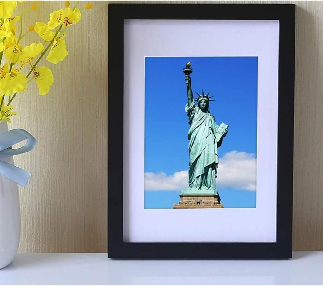 SESEAT 16x20 Picture Frame Black, Display Pictures 11x14 with Mat or 16x20 without Mat, Photo Frames Wall Gallery, 1 Pack
