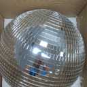 Disco Ball 12-Inch Large Hanging Mirror Ball Disco Ball Decor for Disco Party Decorations, Weddings, Events, Disco Christmas Decor, and Home Celebrations