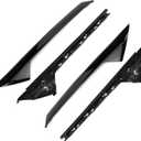 Outer & Inner Windshield A-Pillar Panel Molding Trim - Driver Left & Passenger Right Side - Compatible with 2011-2019 Ford Explorer Replaces 926-450 926-451 BB5Z-7803144-AA BB5Z-7803145-AA