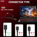 2025 Slim 65W USB C Charger Compatible with Lenovo ThinkPad Chromebook Yoga Flex ThinkBook IdeaPad Computer Type C Fast Charging Power Cord AC Adapter