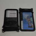 Niveaya Double Space Waterproof Phone Pouch - 2 Pack, Waterproof Phone Lanyard Case with iPhone 16/15/14/13/12 Pro Max up to 8.3", Phone Dry Bags for Vacation Beach Pool Kayak Cruise Travel Essentials