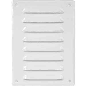 Repa Market 5.5" x 7.5" Inch (Outer Dimensions) White Air Vent Cover - Steel Steel Return Air Grilles - for Ceiling and Sidewall - HVAC - with Protection Screen (5.51'' x 7.48'' Inch)