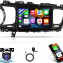 [2G+64G] Car Radio for Kia K5 Optima 2013 2014 2015, Android Kia K5 Stereo with 9 inch Touch Screen, Carplay/Android Auto/1080P/Bluetooth/WiFi +AHD Backup Camera
