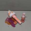 Automatic Bubble Machine for Kids Girls, 12 Holes Fairy Wand Blower with LED Lights - Bubble Gun Toy for Toddlers 3-8, Outdoor Party Favors,Includes Bubble Solution (Pink Horse)