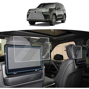 KOOGEN 2 Pack Tempered Glass Screen Protector for LX 600 2021-2026,Rear Screen Film Compatible With LX 700h LX600 2026 2025 2024 Accessories