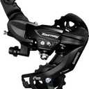 Shimano Tourney RD-TY300-SGS Rear Derailleur - 6,7 Speed, Long Cage, Black, BMX/Track Frame Hanger