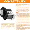 4681EA2001T WM8000HVA WM8100HVA WM2077CW WM3260 WM3370HWA WM4370HKA Washer Drain Pump Motor OEM for LG&Kenmore Washing Machine WM3170CW WM2101HW WM3670HW WM3670HVA WM2301HR WM2487HRMA WM3240CW