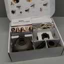 Shark SpeedStyle Pro Flex Professional Performance High-Velocity Hair Dryer System with Scalp Shield & IQ Speed Styling and Drying Suite, Lightweight, Ionic, No Heat Damage, Mocha Silver, HD542