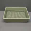 Upgraded Large & Medium Litter Box for Rabbits & Guinea Pigs  High-Capacity Cage Toilet Tray with Elevated Grid & Low Entry Design, Ideal for Bunnies, Ferrets, and Small Pets