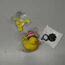 Rubber Duck Bike Decorations [New Stable Clamp Mount] Cute Squeak Duck Bike Bell [Two Helmet Propeller] Funny Bike Accessories E Scooter Motorcycle Cycling Gifts (US Classic)