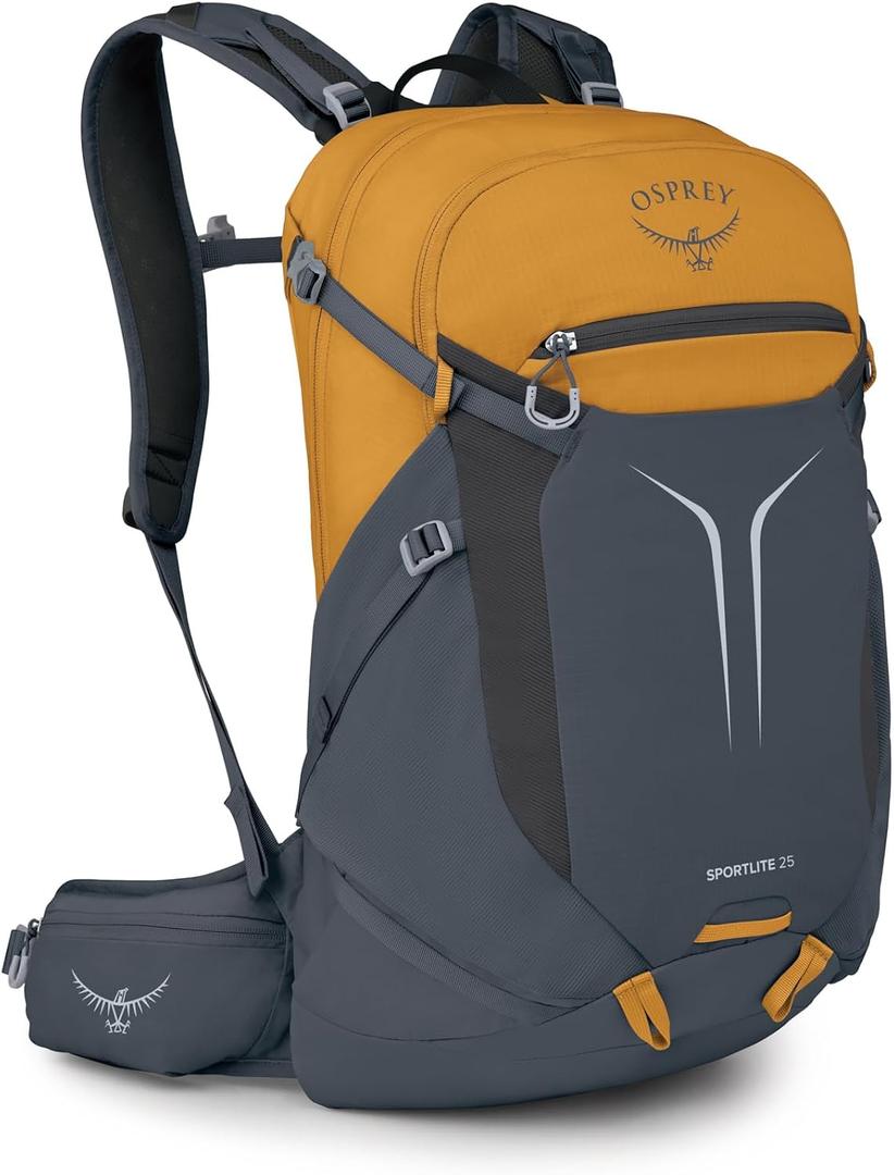 Osprey Sportlite 25L Lightweight Hiking Backpack for Men and Women - Everyday Hiking Bag - Travel Daypack, Tungsten Yellow