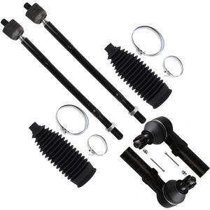 SCITOO 6pcs Front Suspension Kit Inner Outer Tie Rod End w/Boot Replacement for 2009-2019 for Toyota Corolla 2009-2013 for Toyota Matrix