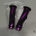 Universal Motorcycle Handlebar Grips Fits for Motorcycles with 7/8" Left Grip and 1" Right (Purple)