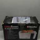 Mueller UltraToast Full Stainless Steel Toaster 4 Slice, Long Extra-Wide Slots for Bagels and Waffles, 6 Browning Levels, LED Display, Cancel/Defrost/Reheat Functions & Removable Tray, Kitchen Gadgets