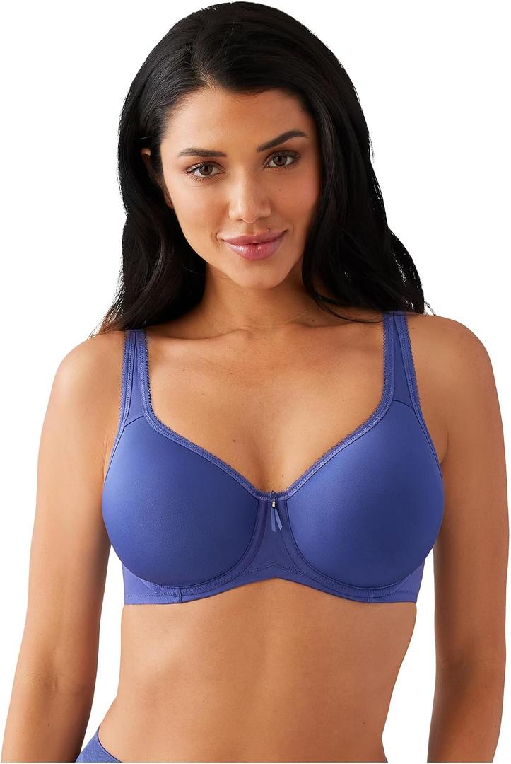 Wacoal Basic Beauty Spacer Underwire T-Shirt Bra, Skipper Blue 42D
