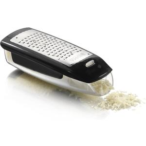 Boska Easy Grater/Table Grater/Dishwasher Safe/Silver/Black / 16,5 x 7 x 4,5 cm