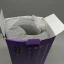 C CUSHION LAB Patented Pressure Relief Seat Cushion for Long Sitting Hours on Office/Home Chair, Car, Wheelchair - Extra-Dense Memory Foam for Hip, Tailbone, Coccyx, Sciatica - Light Grey
