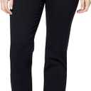 Gloria Vanderbilt Womens Amanda Classic High Rise Tapered Jean Petite (18 Plus, Black)