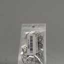 50 Pcs Silver Paper Clips, 1 Inch Stainless Steel Decorative Shaped Paper Clips for Office School Supplies Wedding Invitations (Silver)