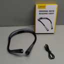 Glocusent Book Light, 3-Color & 6-Brightness Reading Light, Bendable Neck Light, 80-hr Lasting Rechargeable Book Light, Perfect Reading Lights for Books in Bed, Knitting, Repairing, Book Lovers Gifts (Standard-Medium, Gray)