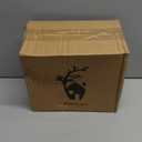 Baffect Glass Fat Separator, Bacon Grease Container with Strainer, Frying Oil Storage Can for Cooking (1L /4 Cups)