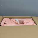 Portable Bathtub Ice Bath Tub - Foldable Collapsible Bathtub for Adult Shower Bathroom Hot SPA Soaking Cold Plunge Tub Freestanding Bathtub 47"Lx22"Wx20"H Pink