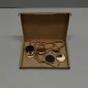 365park Christmas Mantle Stocking Holders Set of 6 - Upgrade Non-Slip Fireplace Hangers, Lightweight Metal Hooks for Christmas Party Decoration (Gold)