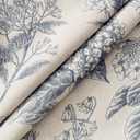 Set of 2 Decorative Floral Neutral Pillow Covers 18x18 Inch Light Blue Hydrangea Print Spring Boho Vintage Throw Cushion Covers for Sofa Couch Porch Bedroom Living Room Summer Home Decor