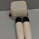 Karaoke Machine for Kids, Toys for 3-12 Years Old Girls Gifts, Kids Karaoke Microphone Machine Toy, Best Fun Christmas Birthday Gifts for 5 6 7 8 9 10 11 Years Teens Girl Boys Beige 2 Mic