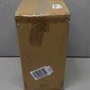 TIPGO Bathroom Trash Can with Lid, 4 Gallon / 15 Liter Small Garbage Can, Press Top Bin, Plastic Wastebasket with Pop-Up Lid for Bedroom, Living Room, Office (Black)