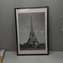 upsimples 16x24 Picture Frame, Display Pictures 14x20 with Mat or 16 x 24 Without, Wall Hanging Poster Frames, Black, 1 Pack