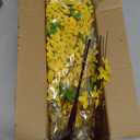 16Pcs Artificial Forsythia Branches: 23.6" Silk Yellow Flowers Faux Forsythia Branches Fake Spring Flowers Artificial for Decoration Wedding Office Home Party Dining Table Vase Indoor Outdoor