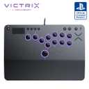 Turtle Beach Victrix Pro KO Leverless All Button Fight Stick for PlayStation 5, Officially Licensed PS5|PS4, Windows 10/11 PC, Customizable eSports Tournament Ready Controller, Arcade Controller, Gray