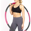 Exercise Fitness Hoop for Adults - Easy to Spin, Premium Quality and Soft Padding Weighted Hoop - Detachable Hoops for Home & Gym Workouts