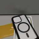 Miracase Magnetic Case for iPhone 13 Pro 6.1 Inch, with MagSafe, Built in Screen Protector, Full Body Protective(Black)