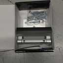 Home Security Door Lock, 2 Pack Childproof Door Reinforcement Lock with 3 Inch Stop Withstand 800 lbs for Top Front Inward Swinging Door, Upgrade Flip High Night Lock to Defend Your Home Kids (Silver)