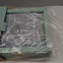 Rae Dunn Tea Bag Organizer - Tea Box Divided Storage Container Box with Hinge Lid for Kitchen Cabinet, Countertop, Pantry, Hold Coffee Pods, Seasoning Packets, Condiments, Sage