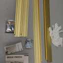 Floating Frame for 16x24 Canvas Paintings, DIY Metal Modern Canvas Floater Frame with 1.5" Deep for Oil Paintings Portrait Landscape Living Room Bedroom Home Office Wall Art Decor (Gold)