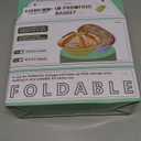 Silicone Sourdough Breads Baking Supplies, Sourdough Starter Kit, Banneton Bread Proofing Basket Set with 9" Round & 10" val, Artisan Bread Baking Tools, Silicone Bread Sling (Green)