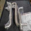 16x16 Inch Anti Slip Angled Shower Grab Bars, Brushed Nickel Grab Rail