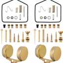 KIPA Carburetor Rebuild Repair Kit With Float Replace for 1970-1973 CB350 CL350 Twins, Carb # 3D, 722A, 726A & 728A On engine number 1065279