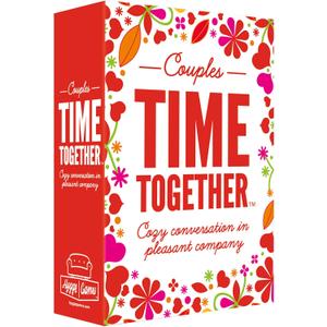 Hygge Games Time Together Couples Game  Fun Conversation Starters Card Game for Couples, Red Romantic, 4" L x 3" W x 1.5" H