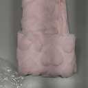 Table Runner 13x72 Inch for Valentine's Day, 3D Heart Shape Winter Holiday Decorative Farmhouse Table Decorations for Kitchen Dinning, Indoor Outdoor Dinner Party Decor (Pink)