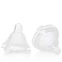 Evenflo Feeding Balance Plus Wide Neck Nipples for The Balance Plus Wide Neck Baby Bottles - Helps Reduce Colic - Fast Flow/X-Cut, 8 Months and Up (Pack of 2)