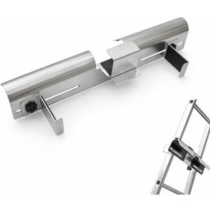 Premium Aluminum Gutter Guard for Ladders - Universal Ladder Stabilizer & Roof Protector - Prevents Gutter Damage & Enhances Safety - Fits Ladders Up to 18.9 Inches Wide