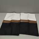 JASEN Farmhouse Throw Pillow Cover 12x20 Inch, Square Throw Pillow Covers Set of 2, Decorative Black and White Throw Pillow Covers for Couch Bed Sofa Living Room Bedroom (No Inserts)