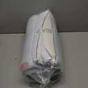 Serta White Goose Feather Pillow 100% Cotton Queen Size 2 Pack All Season Bed Pillows for Side/Back Sleepers28" L x 20" W